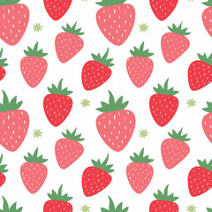 Hand Drawn Strawberry Vector Illustration