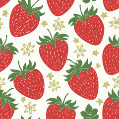 Hand Drawn Strawberry Vector Illustration