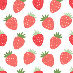 Hand Drawn Strawberry Vector Illustration