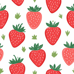Hand Drawn Strawberry Vector Illustration