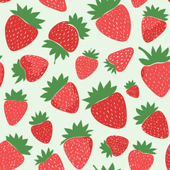 Hand Drawn Strawberry Vector Illustration