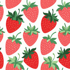 Hand Drawn Strawberry Vector Illustration