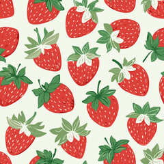 Hand Drawn Strawberry Vector Illustration