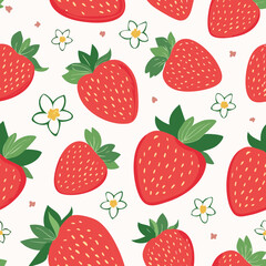 Hand Drawn Strawberry Vector Illustration