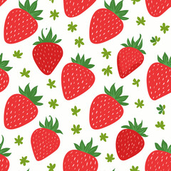 Hand Drawn Strawberry Vector Illustration