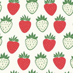 Hand Drawn Strawberry Vector Illustration