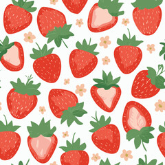 Hand Drawn Strawberry Vector Illustration