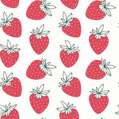 Hand Drawn Strawberry Vector Illustration