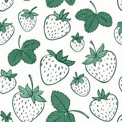 Hand Drawn Strawberry Vector Illustration