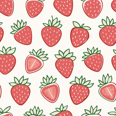Hand Drawn Strawberry Vector Illustration
