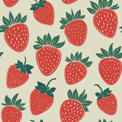 Hand Drawn Strawberry Vector Illustration