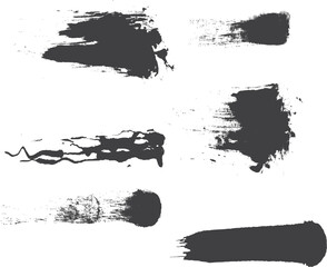 Abstract Ink Splatter Elements