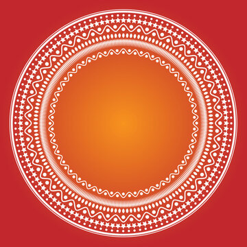 Ideal for festival background. Vector abstract decorative round floral mandala ornamental illustration. Flower background. Vector illustration EPS 10 File. 