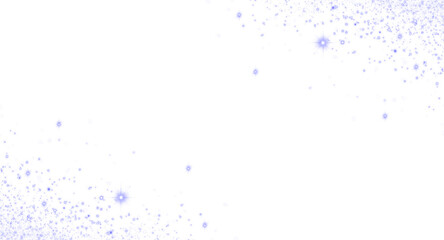PNG Blue and White Special Lens Flare Light Effect Twinkling Transparent Background