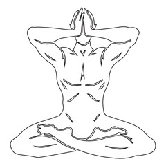 Yoga Man Pose