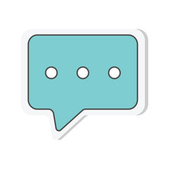 social media speech bubble illustration