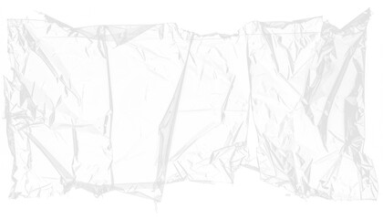 PNG transparent plastic torn edges with reflective light highlights, isolated on white background,...