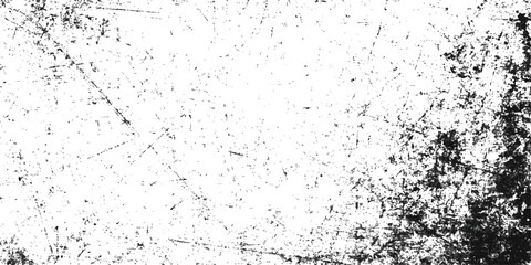 Abstract vintage black and white grunge texture with dirty paint splashes on an old rough paper surface