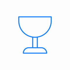 wine glass icon sign vector