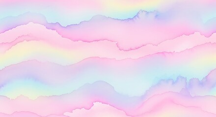 Soft Pastel Watercolor Abstract Background.