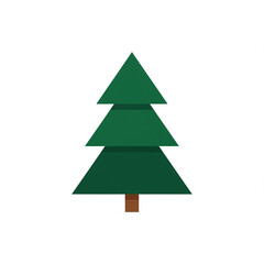 christmas tree vector illustration