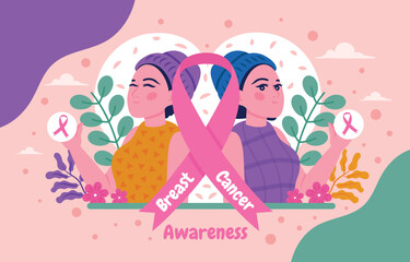 Breast Cancer Illustration 