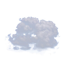 Cloud Formation: A single, fluffy cloud floats gracefully in the atmosphere, its contours subtly illuminated by the sun, offering a serene visual representing sky. 