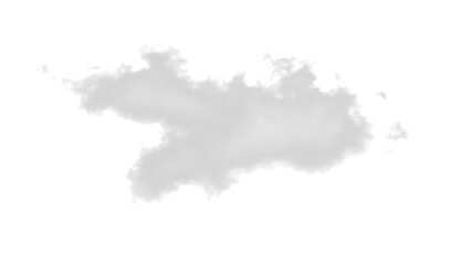 Obraz premium Skyborn Whisper: A solitary, ethereal cloud drifts gracefully, evoking a sense of peace, serenity, and the infinite.