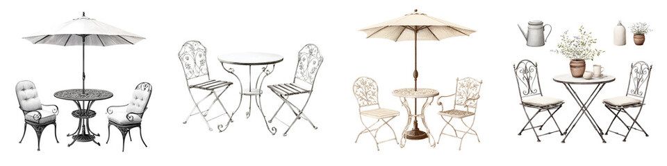 Outdoor Bistro Sets - Vintage Garden Furniture
