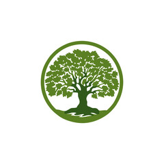 green tree vector illustration