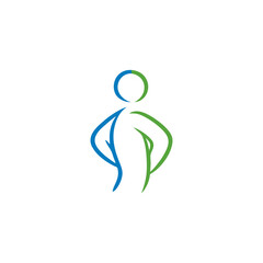 Obraz premium vector illustration of a man icon