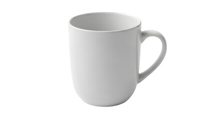White ceramic cup shines, perfect for product showcase, branding, social media, or a cafe website.