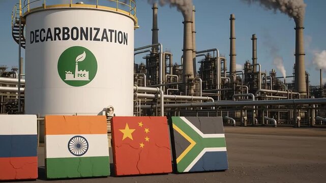Industrial Decarbonization at Refinery with BRICS Cooperation