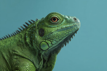 Obraz premium create stunning ultrabright portraits of top animals featuring reptiles on clean background