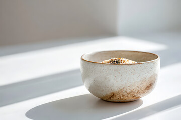 aigenerated playlist reflects emotions through serene ultraminimalistic photograph emphasizing single clear