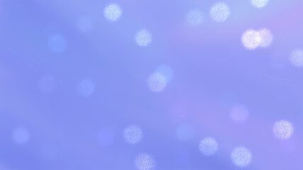 淡い紫色にきらきらと玉ボケするイルミネーションの背景イラスト