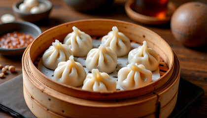 chinese steamed dumplings