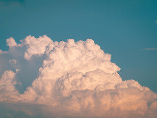 blue sky with clouds