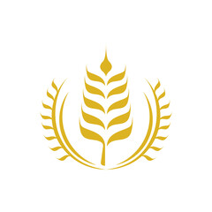 simple grain logo icon vector in flat style design