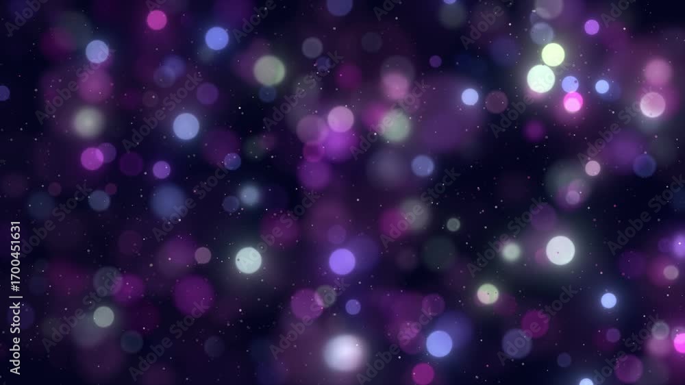 Canvas Prints christmas purple magic dust particles animation background loop