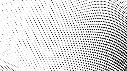 Black and White Halftone Abstract Background for Modern Digital Graphic Design and Creative Visual Artwork