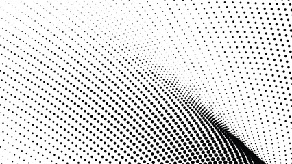 Black and White Halftone Abstract Background for Modern Digital Graphic Design and Creative Visual Artwork