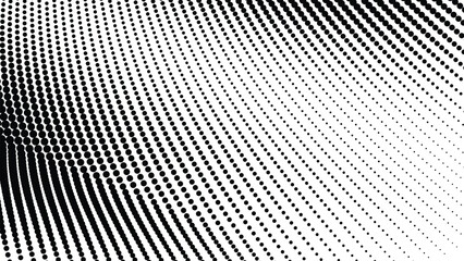 Black and White Halftone Abstract Background for Modern Digital Graphic Design and Creative Visual Artwork