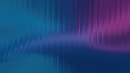 Frosted Glass Texture With Vertical Pleats And Blue To Pink Neon Light Gradient abstract background