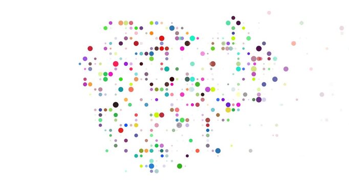 Post-Conceptual Circles Fly Assembling Cambodia's Map Outline