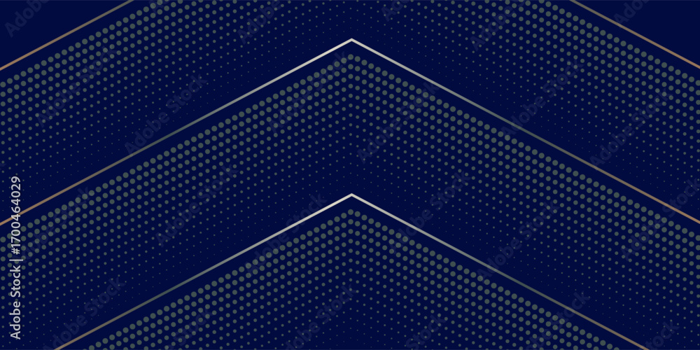 Poster 3D blue techno abstract background overlap layer on dark space with glowing dots shape decoration. Modern graphic