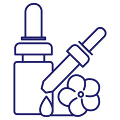 Vector graphic. Editable stroke size. Icons in flat, contour, outline, thin and linear design. Spa treatments. Simple isolated icon. Concept illustration. Sign, symbol, element. Eps 10. 