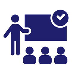 Business or organisation management icon. Containing manager, teamwork, strategy, marketing, business, planning, training, employee icon. Solid icon vector collection. Eps 10. 
