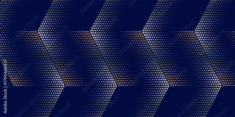 Poster 3d blue techno abstract background overlap layer on dark space with glowing dots shape decoration. m