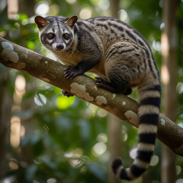 civet on a branch